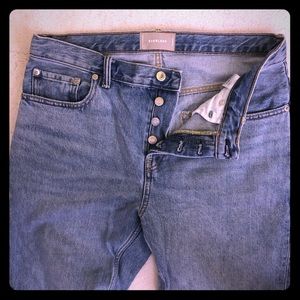 Everlane mid rise buttonfly boyfriend jeans